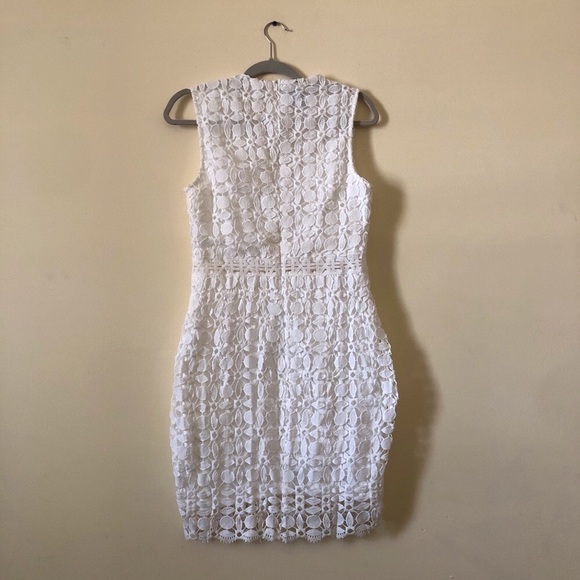 Eilly Bazar Dress Mini Lace Guipure Design Elegant Wedding Formal Classic - Picture 5 of 12